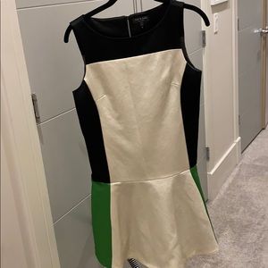 Color block sleeveless dress